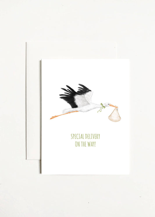 Special Delivery On The Way! Greeting Card